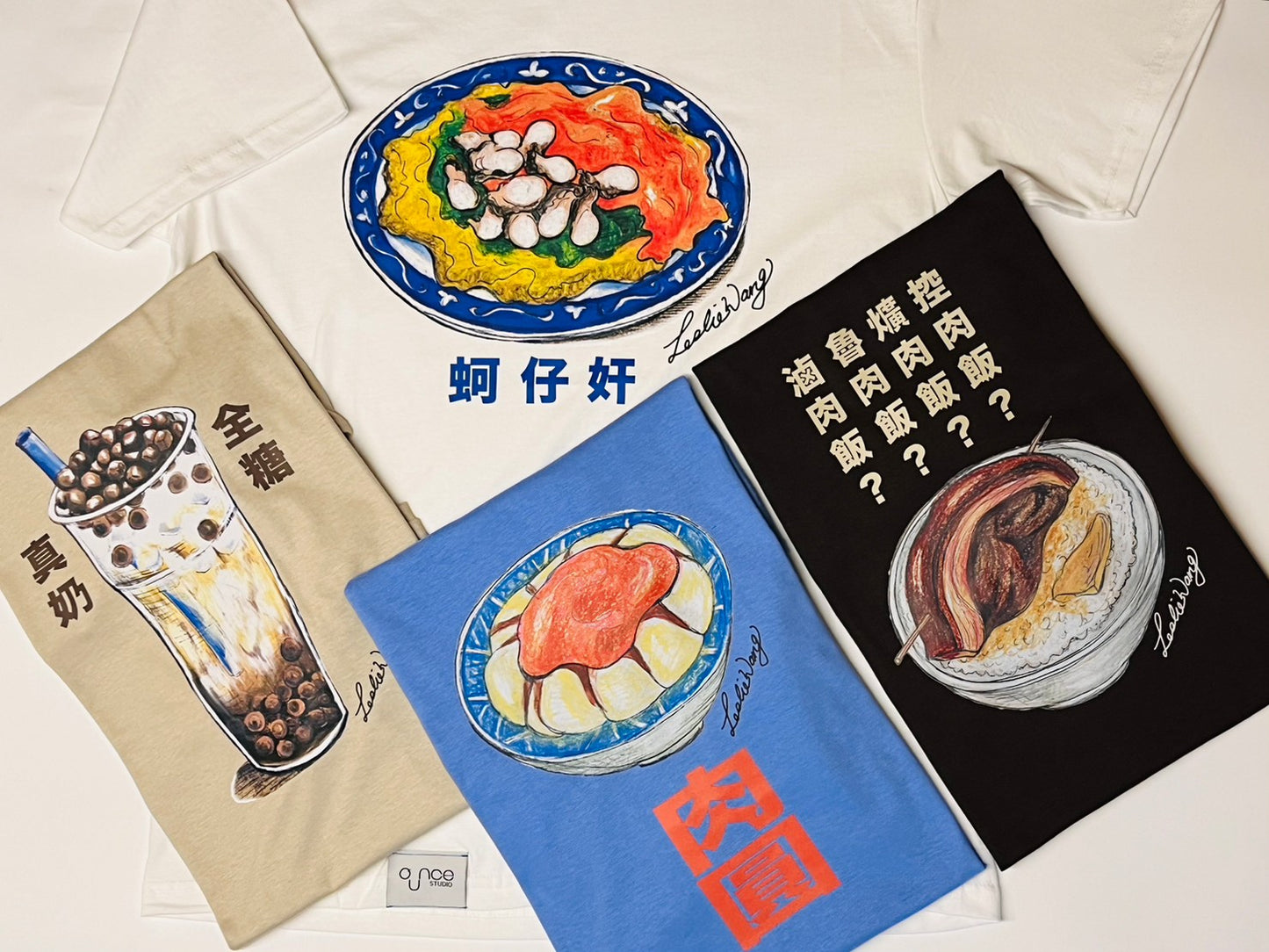 🥘展覽限定．台灣小吃T-shirt